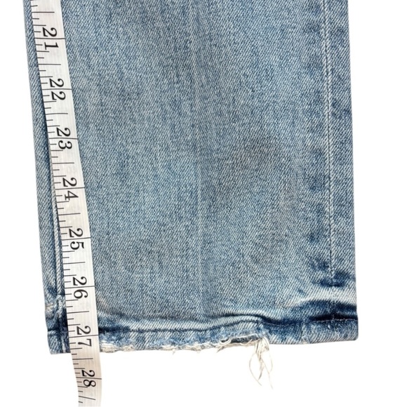 Mother Superior The Dazzler Yoke Front Ankle Jeans Size 26 Light Wash - Picture 6 of 13